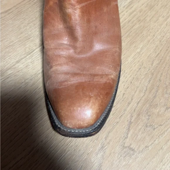 Men’s Tony Lama Cutter Toe Cowboy Boots - Picture 7 of 9